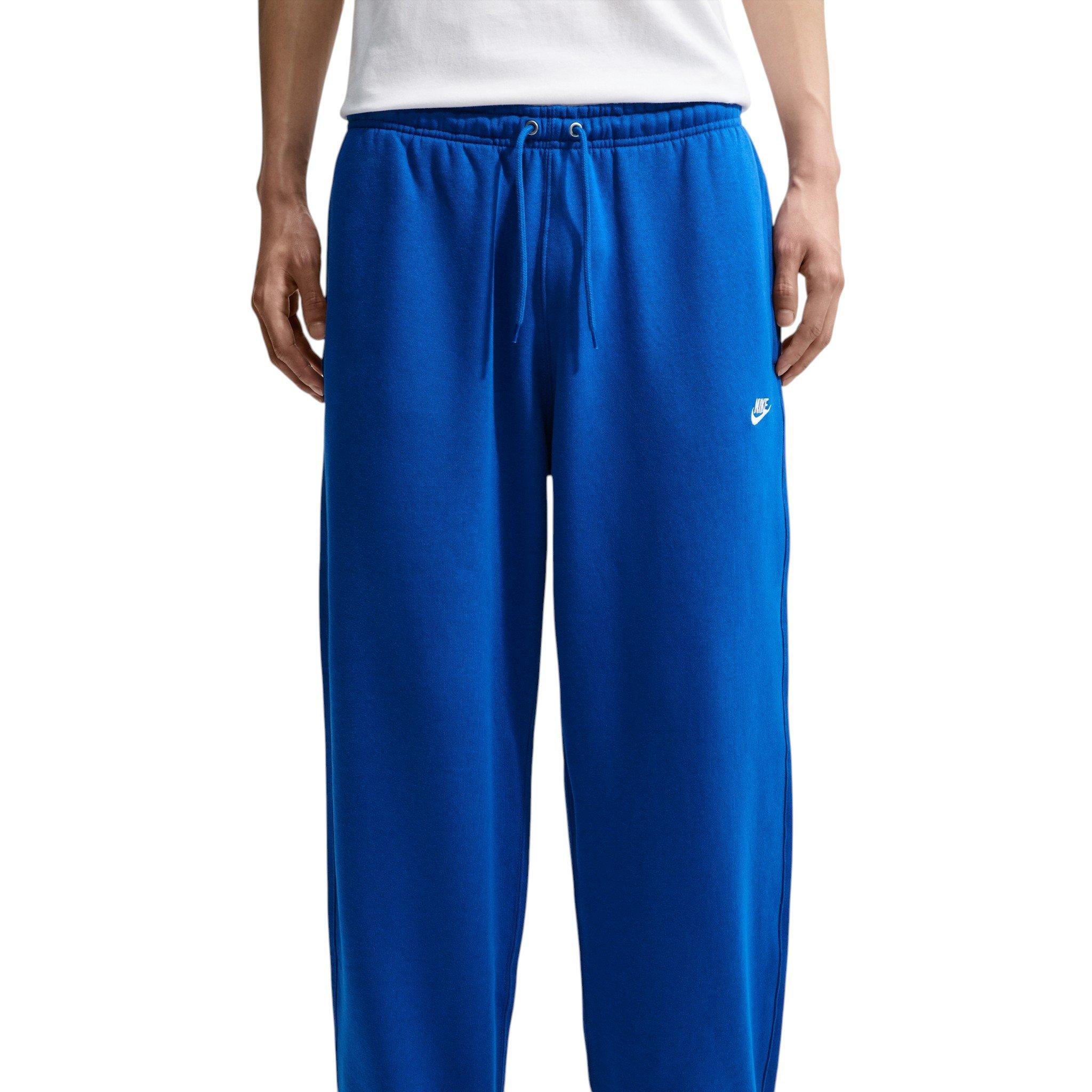 Nike Men's Club Open-Hem Fleece Pants - BLUE